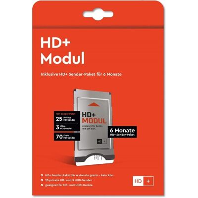 HD PLUS Modul inkl. HD+ Karte (6 Monate) HD PLUS Modul inkl. HD+ Karte (6 Monate)