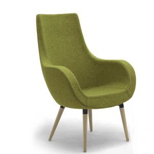 FM Büromöbel Lounge Sessel Pirum mit hohem Rücken- hochwertiger Wollbezug Fenice - Made in Germany - Jetzt Rechnung kaufen