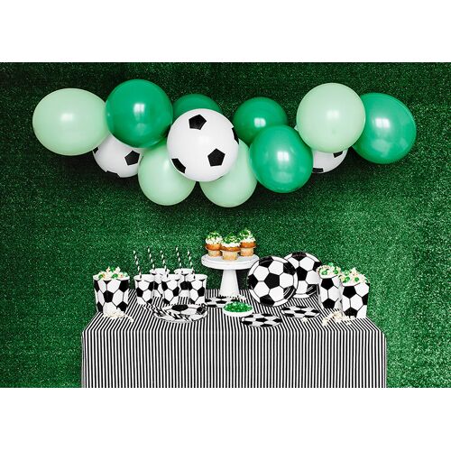 partydeco Fußball Partyset Kick it 60-teilig Bunt OS male