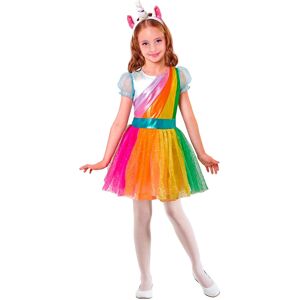 Widmann Einhorn Regenbogen Glamour Kinderkostüm Bunt Kinder female