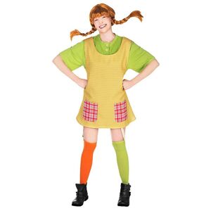 maskworld Pippi Langstrumpf Kostüm für Damen Bunt S female