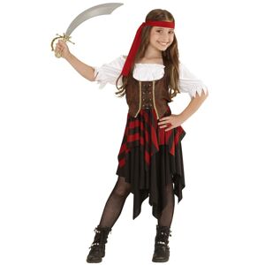 Widmann Piratin Seeräuberin Mädchen Kostüm Schwarz 116 female