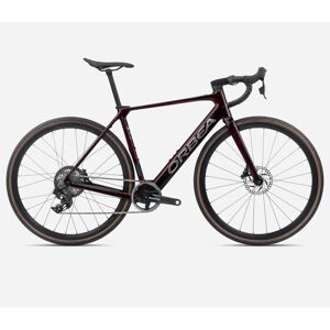 Orbea Gain M21e 1x M 49 wine red carbon view titanium