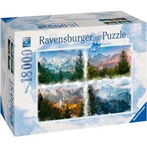 Ravensburger Puzzle Märchenschloss in 4 Jahreszeiten, 180000 Puzzleteile, Made i...