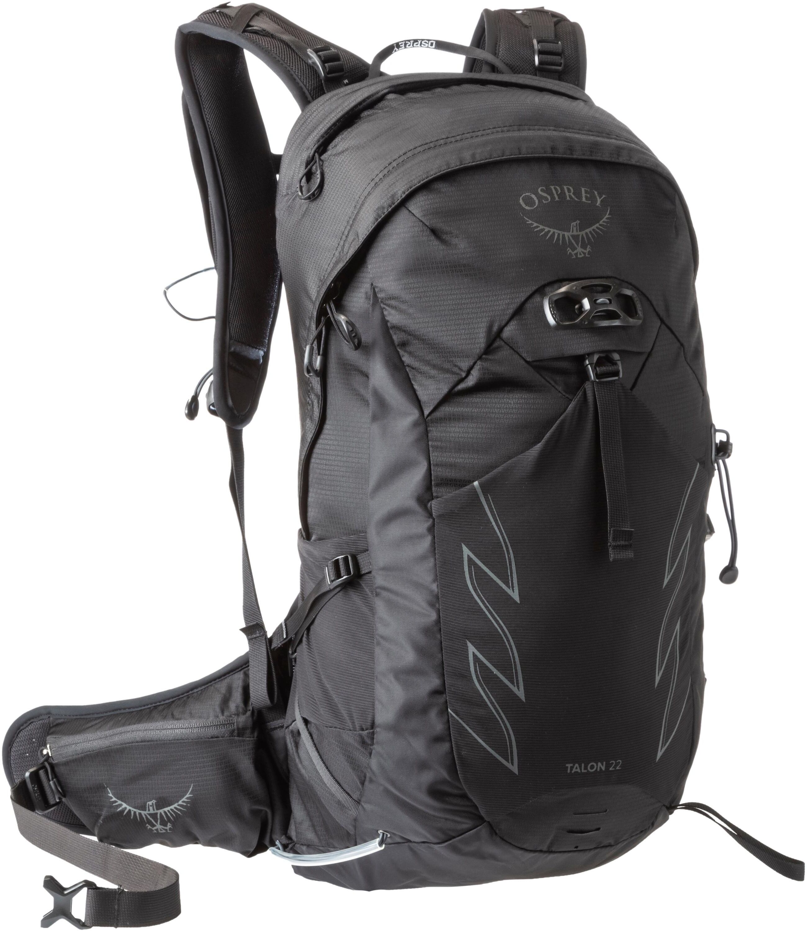 Osprey Talon 22 Wanderrucksack schwarz Einheitsgröße