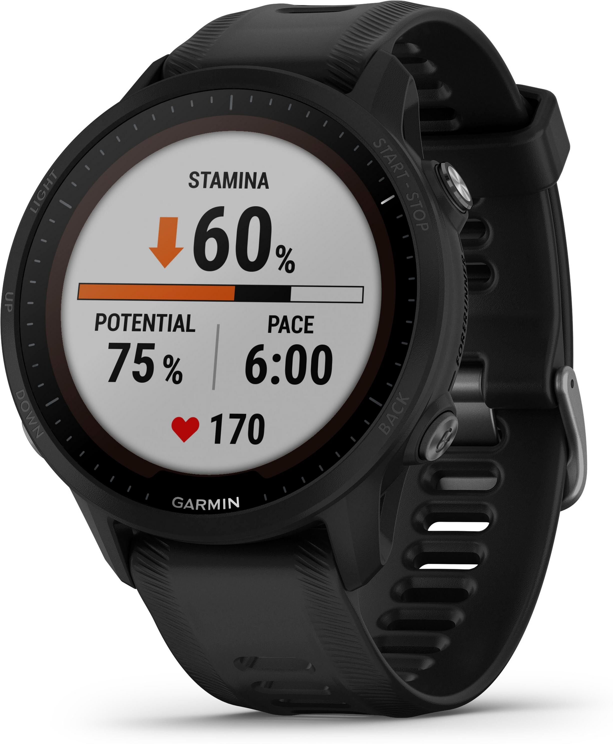 Garmin Forerunner 955 Solar Sportuhr schwarz Einheitsgröße