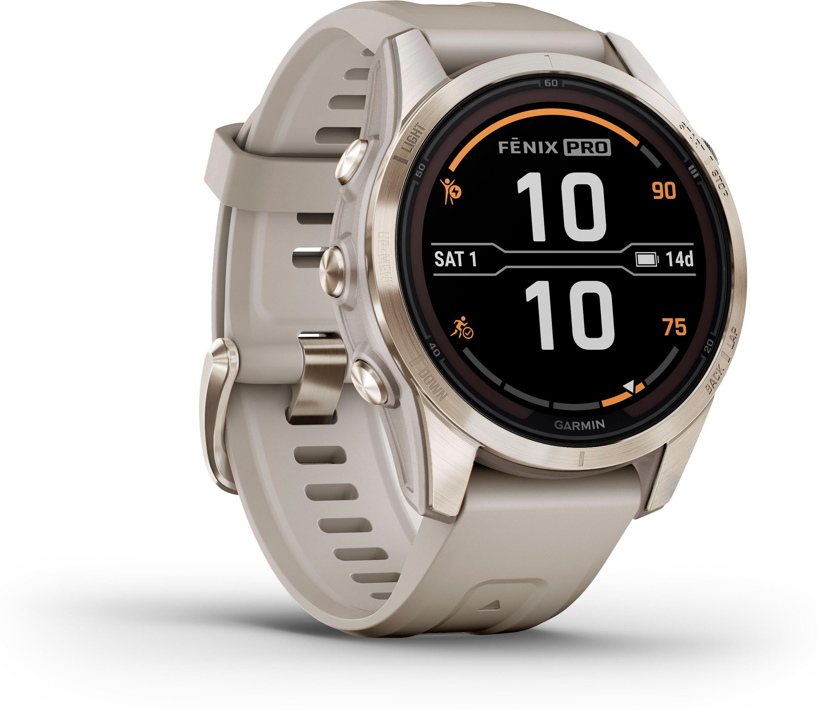 Garmin FENIX 7S PRO SAPHIR SOLAR Sportuhr beige Einheitsgröße