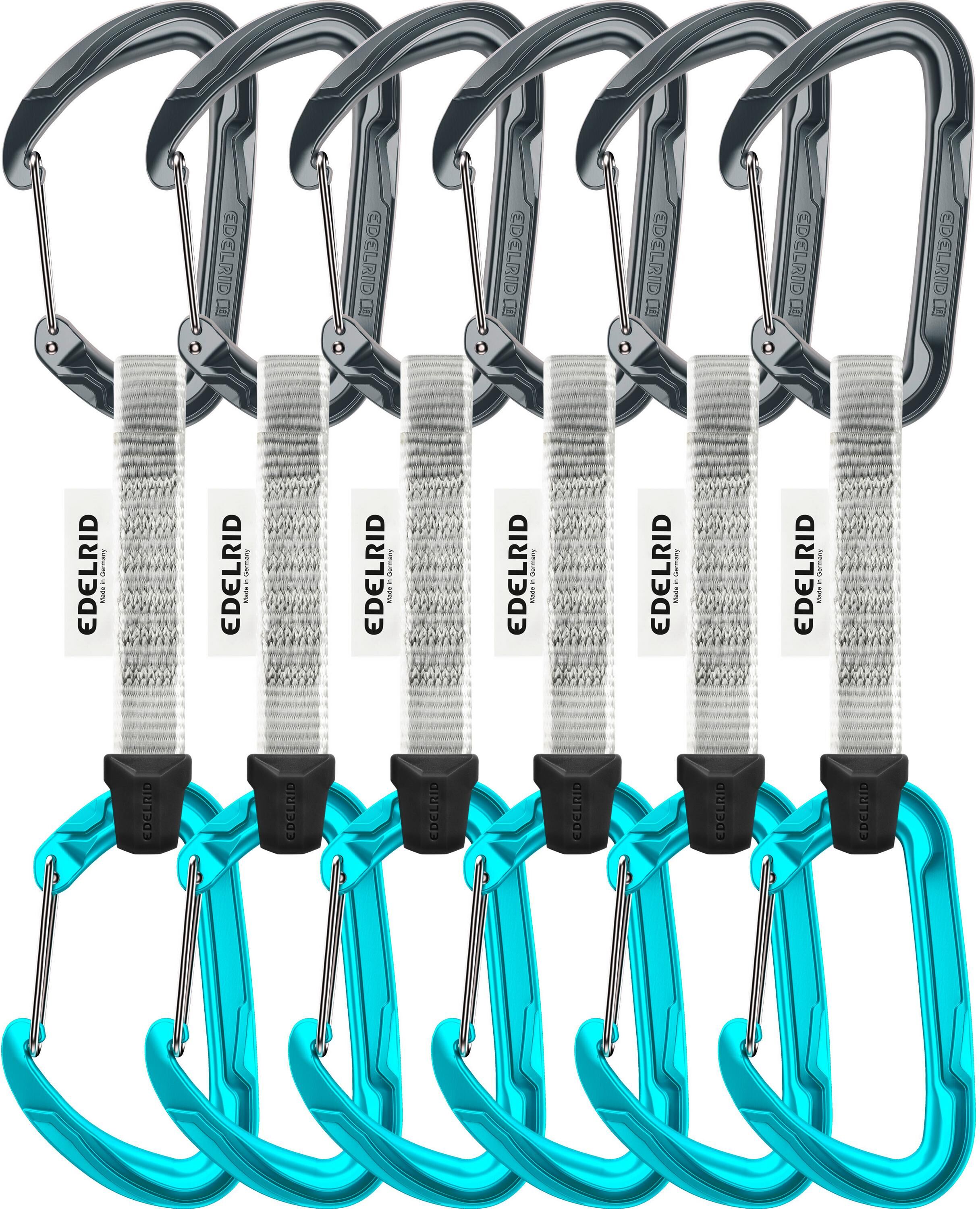 EDELRID Pure Wire Set Sixpack Expressen blau Einheitsgröße