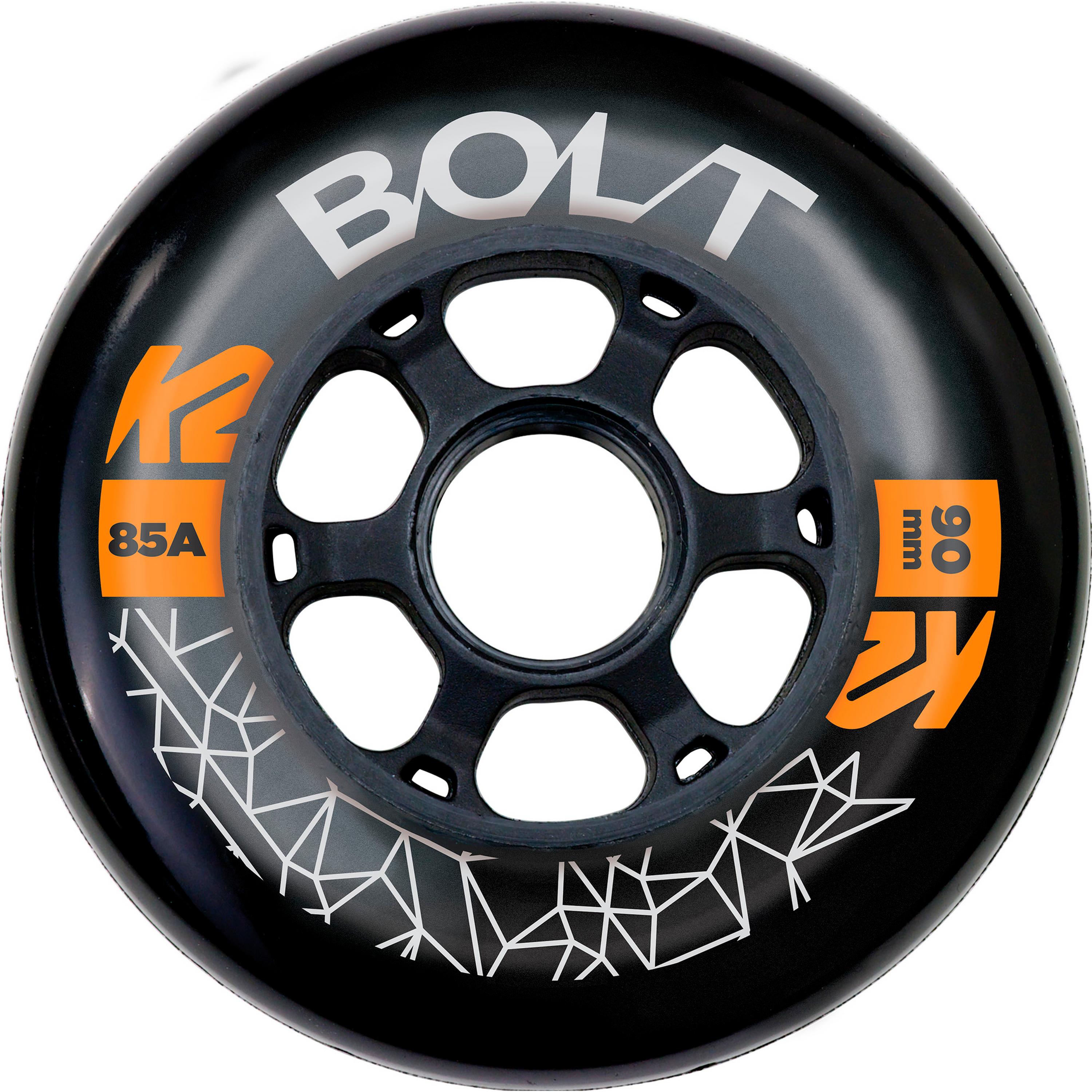 K2 BOLT 90 MM 85A 8-WHEEL PACK W ILQ 9 Inliner-Rollen grau Einheitsgröße