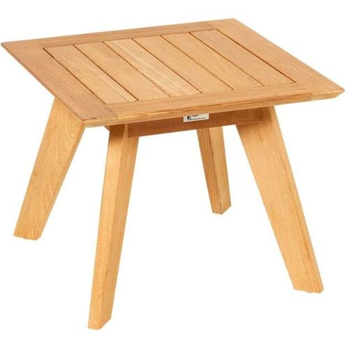 Traditional Teak Gartentisch Luna 50 x 50 Teakholz