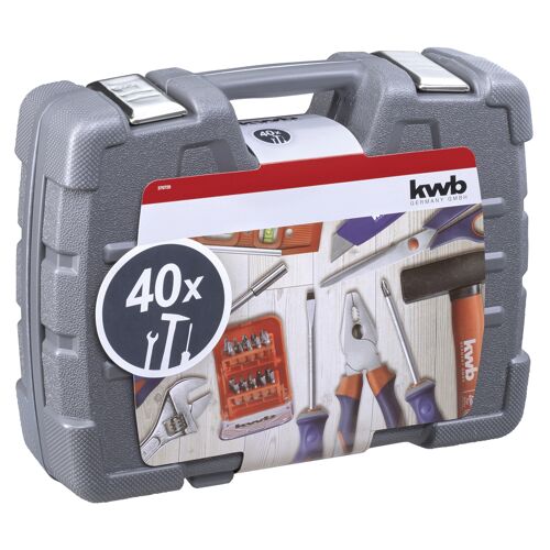 KWB Werkzeugkoffer 40 tlg.