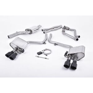 Milltek Sport Milltek SSXAU406 Cat-back Quad 100mm GT100 - Audi S5 3.0 TFSI B8.5 ...