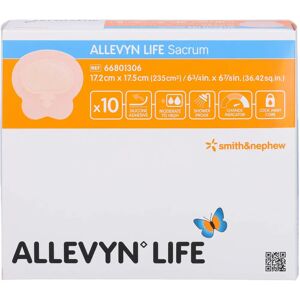 Smith & Nephew GmbH - Woundmanagement Allevyn Life Sacrum kl.17,2x17,5cm Silik.schaumv. 10 St