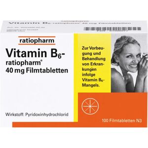 ratiopharm GmbH Vitamin B6-Ratiopharm 40 mg Filmtabletten 100 St