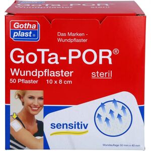 Gothaplast Verbandpflasterfabrik GmbH Gota-Por Wundpflaster steril 80x100 mm 50 St