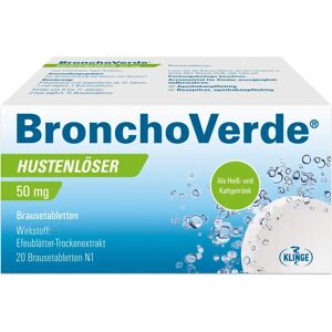 Klinge Pharma GmbH Bronchoverde Hustenlöser 50 mg Brausetabletten 20 St