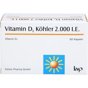 Köhler Pharma GmbH Vitamin D3 Köhler 2.000 I.E. Kapseln 60 St