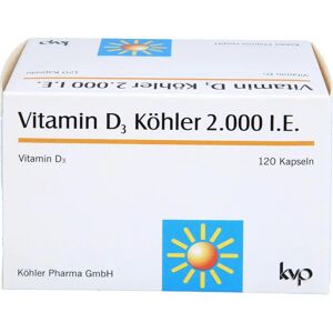 Köhler Pharma GmbH Vitamin D3 Köhler 2.000 I.E. Kapseln 120 St