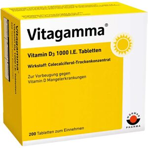 Wörwag Pharma GmbH & Co. KG Vitagamma Vitamin D3 1.000 I.E. Tabletten 200 St