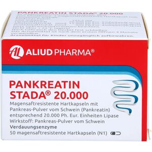 ALIUD Pharma GmbH Pankreatin Stada 20.000 magensaftres.Hartk.Aliud 50 St