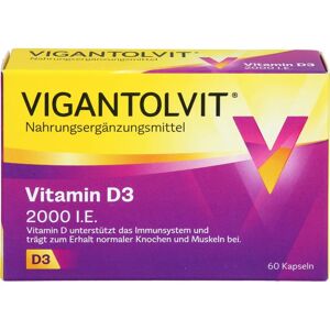 WICK Pharma - Zweigniederlassung der Procter & Gamble GmbH Vigantolvit 2000 I.E. Vitamin D3 Weichkapseln 60 St