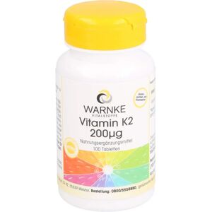 Warnke Vitalstoffe GmbH Vitamin K2 200 µg Tabletten 100 St