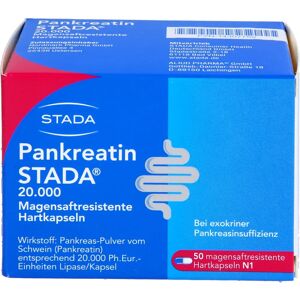 STADA Consumer Health Deutschland GmbH Pankreatin Stada 20.000 magensaftres.Hartkapseln 50 St