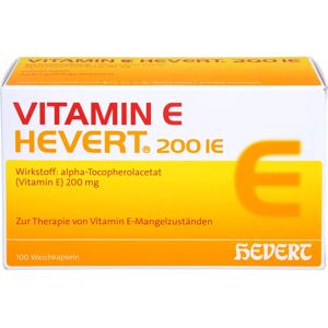 Hevert-Arzneimittel GmbH & Co. KG Vitamin E Hevert 200 I.E. Weichkapseln 100 St