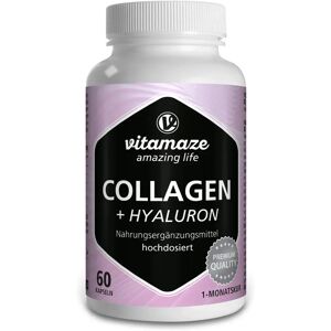 Vitamaze GmbH Collagen 300 mg+Hyaluron 100 mg hochdosiert Kaps. 60 St