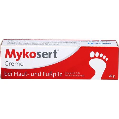 Dr. Pfleger Arzneimittel GmbH Mykosert Creme bei Haut- und Fußpilz 20 g