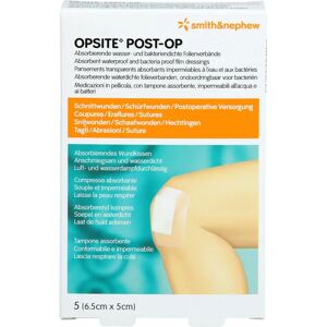 Smith & Nephew GmbH - Woundmanagement Opsite Post-Op 5x6,5 cm Verband 5 St