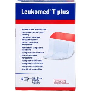 BSN medical GmbH Leukomed transp.plus sterile Pflaster 5x7,2 cm 5 St