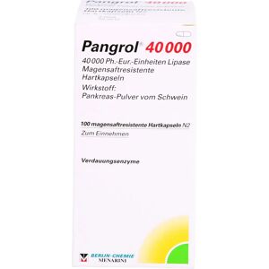 Berlin-Chemie AG Pangrol 40.000 Hartkps.m.magensaftr.überz.Pell. 100 St