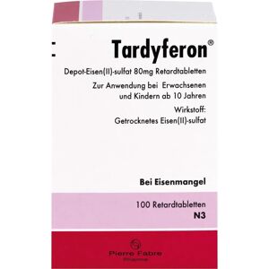 Pierre Fabre Pharma GmbH Tardyferon Depot-Eisen(Ii)-sulfat 80 mg Retardtab. 100 St