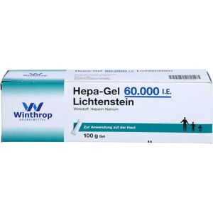 Zentiva Pharma GmbH Hepa Gel 60.000 I.E. Lichtenstein 100 g