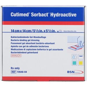 BSN medical GmbH Cutimed Sorbact Hydroactive Kompressen 14x14 cm 10 St