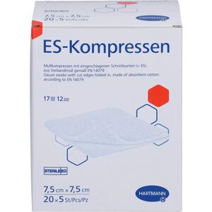 Paul Hartmann AG Es-Kompressen steril 7,5x7,5 cm 12fach Großpackung 100 St