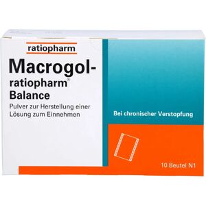 ratiopharm GmbH Macrogol-ratiopharm Balance Plv.z.H.e.L.z.Einn. 10 St