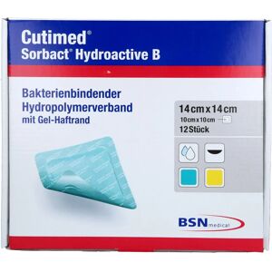 BSN medical GmbH Cutimed Sorbact Hydroactive B Gel-V.14x14 cm haft. 12 St