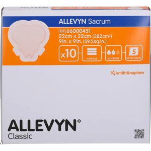 Smith & Nephew GmbH - Woundmanagement Allevyn Sacrum groß 22x22 cm Wundverband haftend 10 St