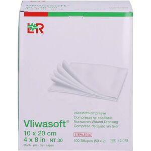 Lohmann & Rauscher GmbH & Co. KG Vliwasoft Vlieskompressen steril 10x20 cm 6l. 100 St