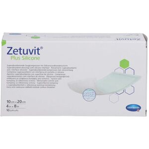 Paul Hartmann AG Zetuvit Plus Silicone steril 10x20 cm 10 St