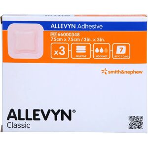 Smith & Nephew GmbH - Woundmanagement Allevyn Adhesive 7,5x7,5 cm haftende Wundauflage 3 St