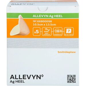 Smith & Nephew GmbH - Woundmanagement Allevyn Ag Heel Schaumstoff Fersenverb.10,5x13,5cm 5 St