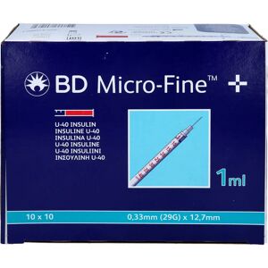 ACA Müller/ADAG Pharma AG Bd Micro-Fine+ Insulinspr.1 ml U40 12,7 mm 100 St