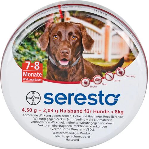 Elanco Deutschland GmbH Seresto 4,50g + 2,03g Halsband für Hunde ab 8kg 1 St