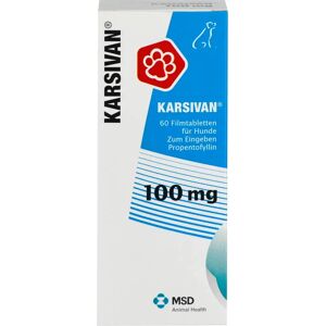 Intervet Deutschland GmbH Karsivan 100 Filmtabletten f.Hunde 60 St