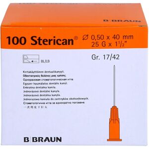 Braun Sterican Dentalkan.Luer 0,5x40 mm 100 St