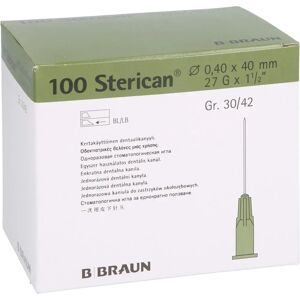 Braun Sterican Dentalkan.Luer 0,4x40 mm 100 St