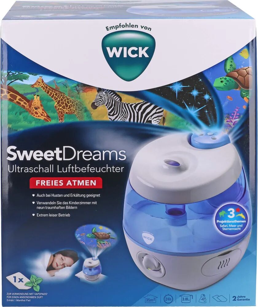 KAZ Europe S.A. Wick SweetDreams 2in1 Ultraschall Luftbefeuchter 1 St